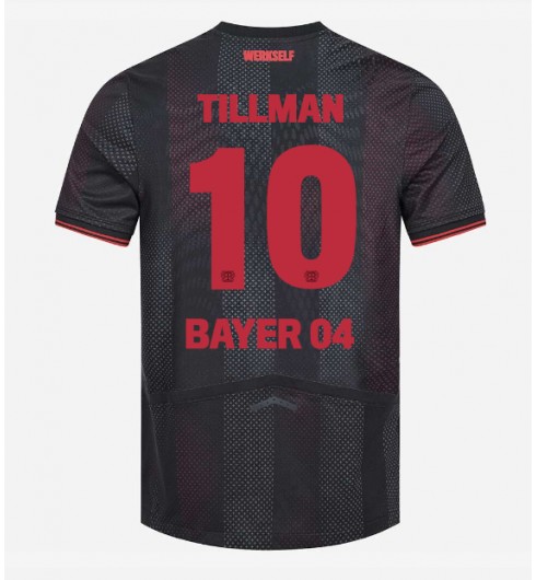 Moške Nogometnih dresov Bayer Leverkusen Malik Tillman #10 Domači 2025-26 Kratki rokavi Moške Nogometnih dresov Bayer Leverkusen Malik Tillman #10 Domači 2025-26 Kratki rokavi